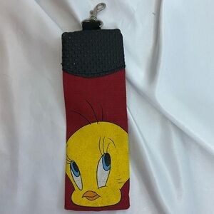 3 FOR $15 Warner Brothers Looney Tunes Tweety Bird Pencil Case Vintage